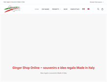 Tablet Screenshot of gingershoponline.com